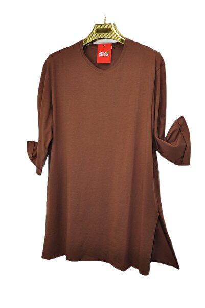 elma abone Plus Size Combed Tunic