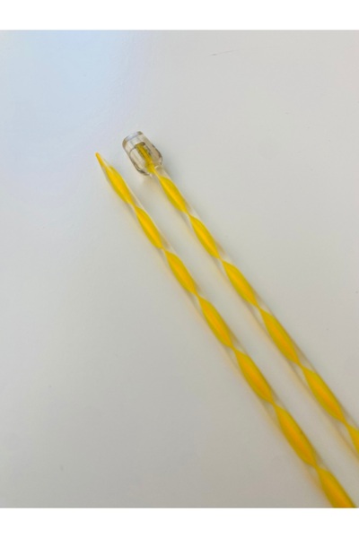 Lorin hobi Acrylic Wavy Skewer 35 cm No;9 Yellow