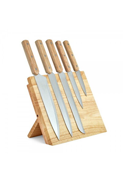 LİVOO Set 5 cutite inx cu suport magnetic MEC136