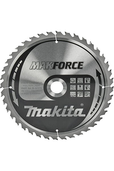 Makita Disc de fierДѓstrДѓu pentru lemn, 270x30 mm, 40 dinИ›i B-32378