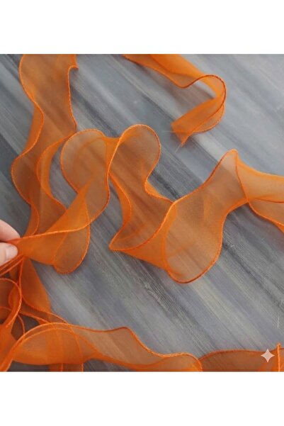 DUCK HOBY Panglică din organza din tul cu volane 2 Mt (7cm x 2mt), Material f...