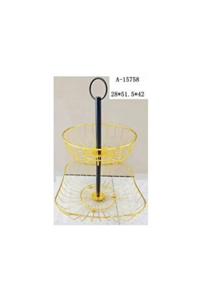 wei Coș de fructe etajat 28x51.5x42cm Fier A-15758