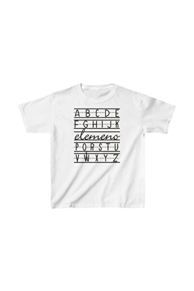 Mariposa Secret Unisex Kids Printed T-Shirt - White