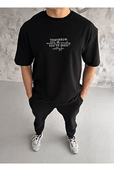 Generic Brand Men's Short Sleeve Summer T-Shirt Crew Neck Printed Oversize T-...