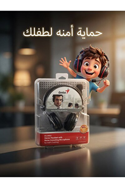 Generic Headphone with Microphone Noise Cancelling for Children Kids Headset