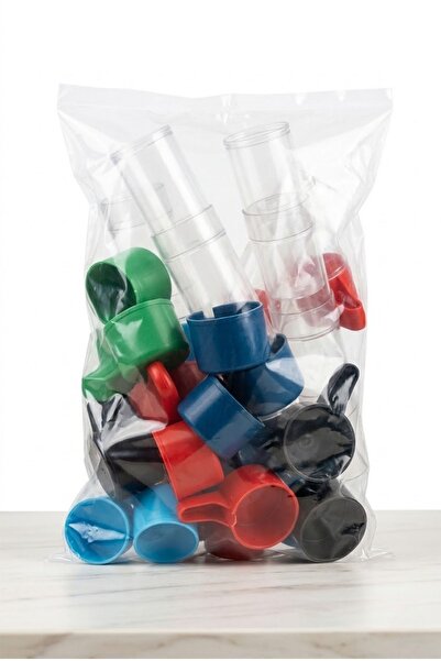 EASERA TİCARET 30-piece assorted color bird waterer