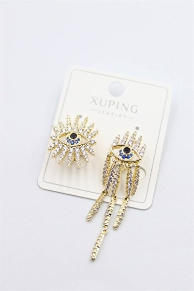 Generic Brand Eye Earrings - Gold
