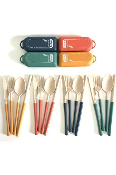 Silk Route Spice Company Silk Route - Portable Wheat Straw Travel Utensil Set...