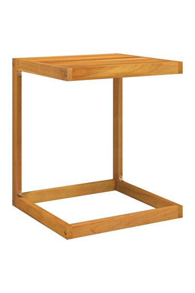 vidaxl C-shaped coffee table, 42x40x50 cm, solid acacia wood