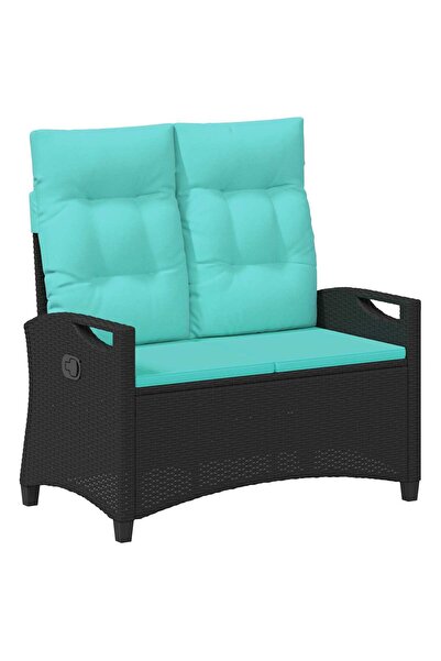 vidaxl Garden bench with Pillow 105 x 60 x 112 cm steel