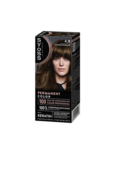 Syoss Vopsea permanenta de par PERMANENT COLOR 4.8 chocolate chestnut