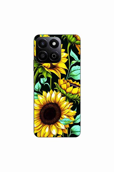 OEM Husa compatibila cu Honor 200 Smart Silicon Gel Tpu Model Floarea Soarelu...