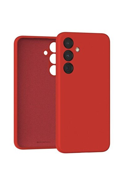 Mercury Goospery Mercury Silicone Case for Samsung Galaxy A05s, Red, Microfiber