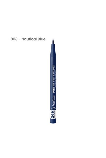 TOPFACE Eyeliner PRO cu cerneală și aplicator tip pensulă