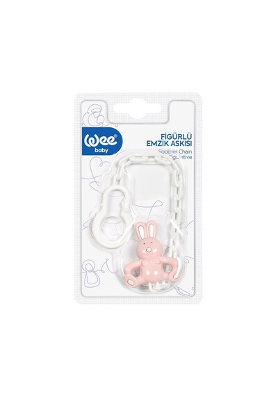 Wee Baby Pacifier chain with figurines, code 903,