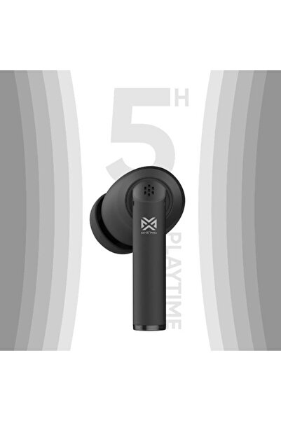 MYX PRO Tune Open-Ear True Wireless Earbuds MT68B - Black with ANC, ENC, Bluetooth 5.3, 11mm Drivers
