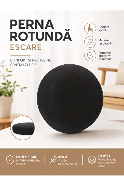 DEMOTEKS Round orthopedic pillow for bedsores made of Polyurethane 45cm