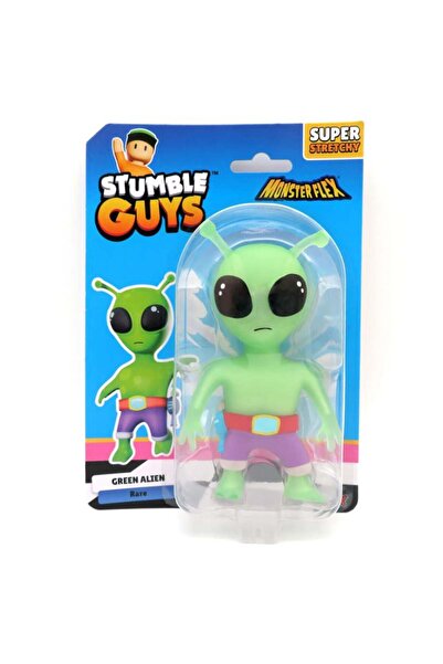 Monster Flex Figurina flexibila, Monster Flex, Stumble Guys, S2, Green Alien