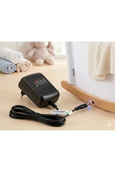ATAELEKTRONİK Prego Carmela Rocking Cradle Baby Carrier Compatible Adapter 6V