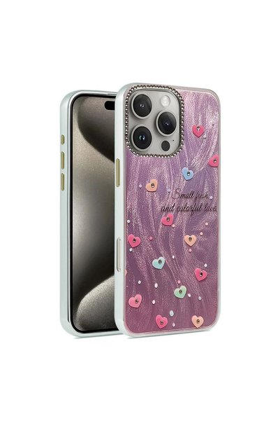 OEM Apple iPhone 16 Pro Case Blade Mirror Patterned Cover - Pattern 8