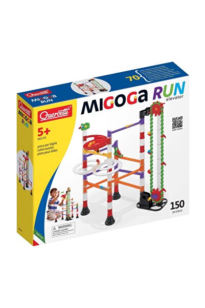 quercetti Set de constructie, Quercetti, Migoga Marble Run Elevator, 150 piese