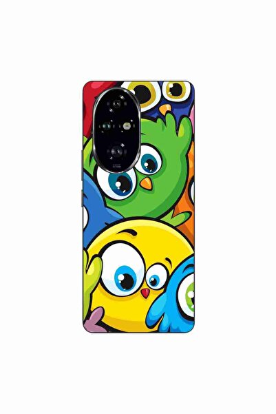 OEM Husa compatibila cu Honor 200 Pro Silicon Gel Tpu Model Bufnite Colorate