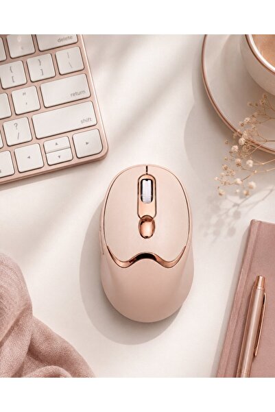 MEKs Bluetooth ve 2.4G Destekli Sessiz Kablosuz Mouse Şarjlı Tasarım - HEP-88...