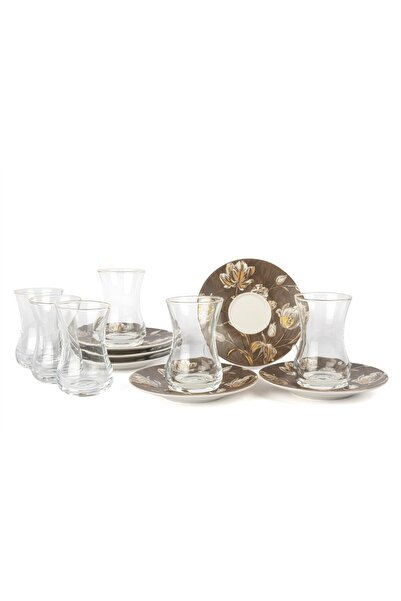 Mikasa Moor Canvas Mocha 6-Piece Tea Cup Set 100Cc