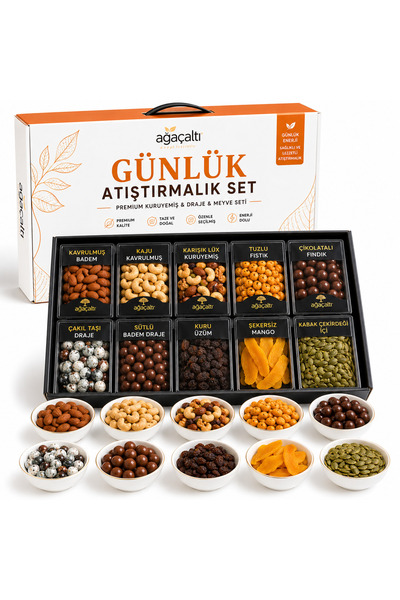 Ağaçaltı Mixed Snack Package Daily Energy and Premium Nuts Set