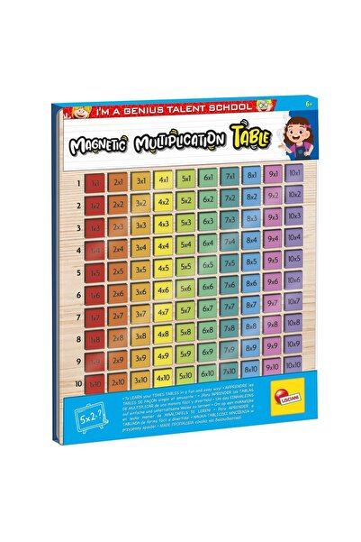 Lisciani Wooden educational game, Lisciani, Magnetic multiplication board