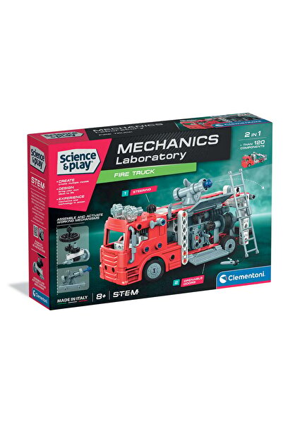 CLEMENTONI Kit de constructie, Clementoni, Science & Play, Masina de pompieri...
