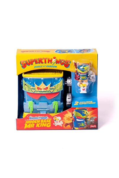 SuperThings Set de joaca cu figurine Superthings, Kazoom Power, Baza ascunsa ...