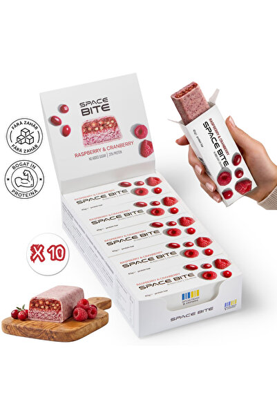 SpaceBite Batoane proteice fara zahar adaugat, 45 g, set 10 batoane bogate in...