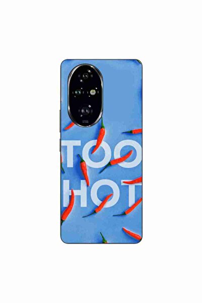 OEM Husa compatibila cu Honor 200 Pro Silicon Gel Tpu Model Mesaj Too Hot