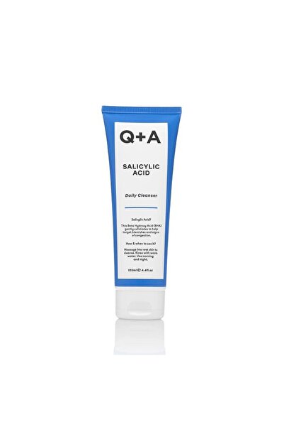 Q+A GEL DE CURĂȚARE ZILNICĂ CU ACID SALICILIC - Gel de curățare cu acid salic...