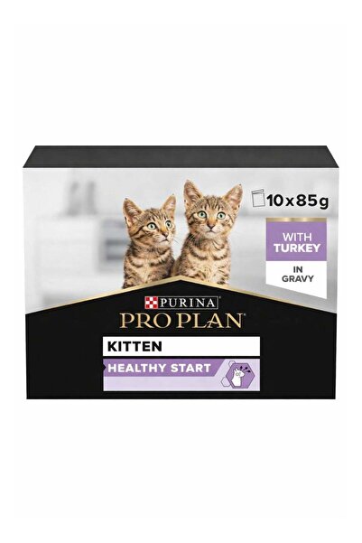 Purina Veterinary Diets Purina Pro Plan Kitten, Wet Cat Food, Turkey in Gravy...