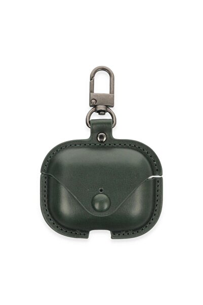 atastore2017 Airpods Pro 2 (2nd generation) Bag Leather Case - Khaki Green