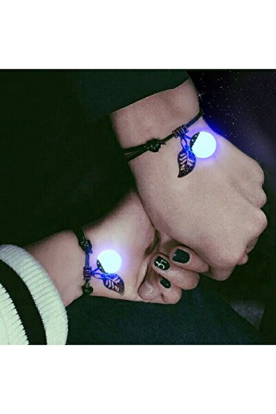 CTAL Set of 2 CTAL couple bracelets, eco- Leather , black cords, shiny