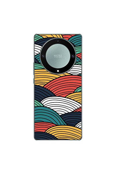 OEM Husa compatibila cu Honor Magic 5 Lite Silicon Gel Tpu Model Abstract Str...