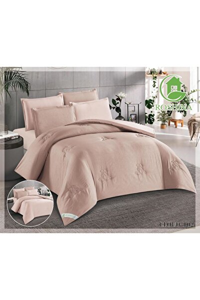 ROSHNA Summer Quilt --Nefren -Embroidered- 6 Pieces Microfiber 250*230