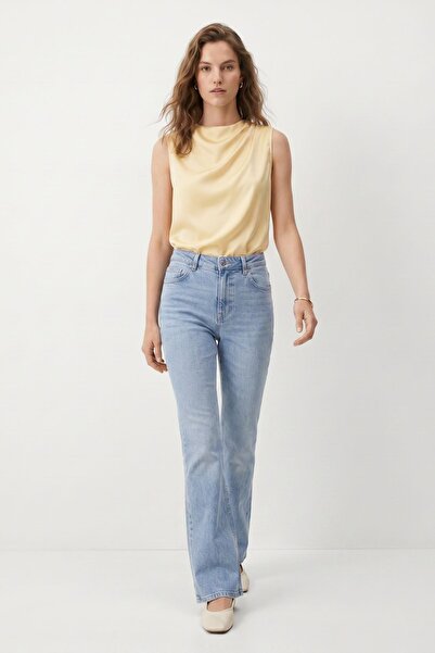 Rays Tint Brown High Waist Flare Jean 826