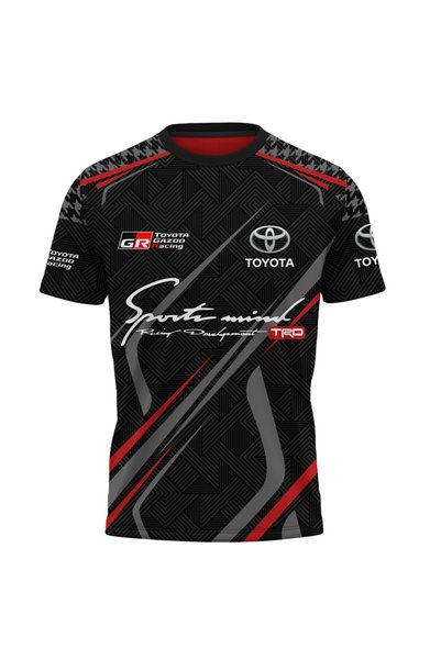 OEM Tricou barbati Toyota F1 , maneca scurta multicolor D210