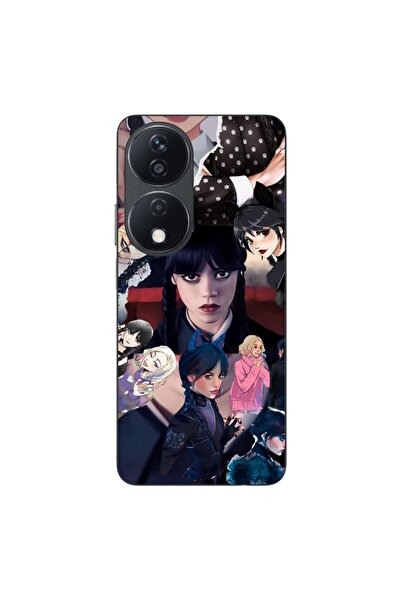 OEM Husa compatibila cu Honor X7b Silicon Gel Tpu Model Wednesday Addams Cola...