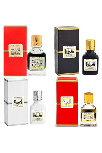 SWISS ARABIAN Concentrated Perfume Oil 9ml * 4 Pack | Jannet El Naeem | Janne...