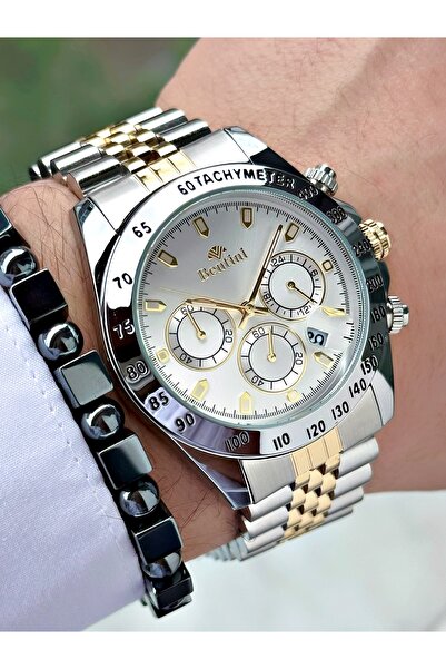 Bentini Men's Wristwatch – Functional, Steel Band, Waterproof, 2-Year Warrant...