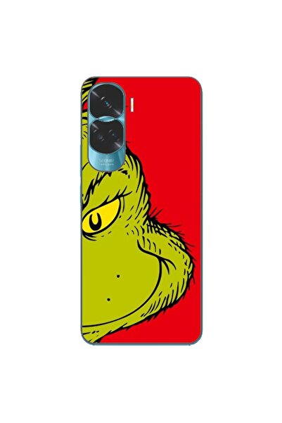 OEM Husa compatibila cu Honor 90 Lite 5G Silicon Gel Tpu Model Craciun Grinch...