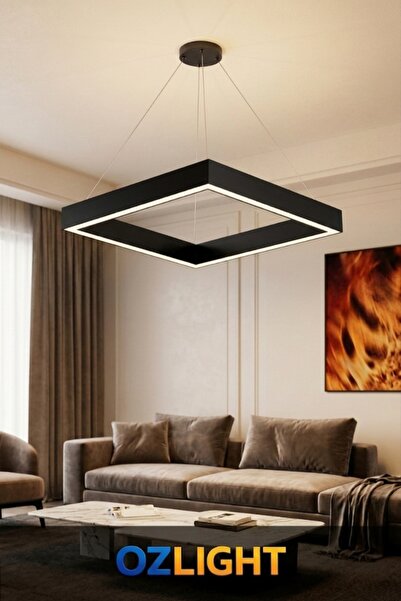 OZLIGHT AYDINLATMA OZLIGHT Kare LED Sarkıt Avize 60x60 cm 70W - 5 Farklı Kasa...