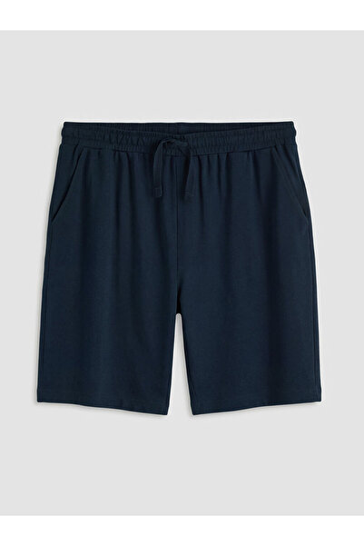 LC Waikiki Navy blue standard fit men's pajama bottom shorts from güli̇s store