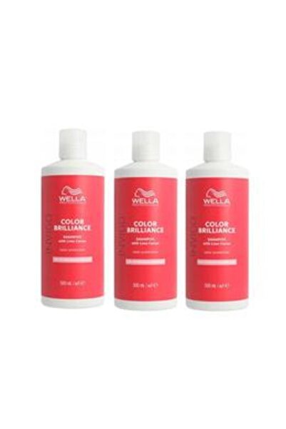 Wella Professionals Pachet 3 x Sampon pentru Par Vopsit, Fin sau Normal - Inv...