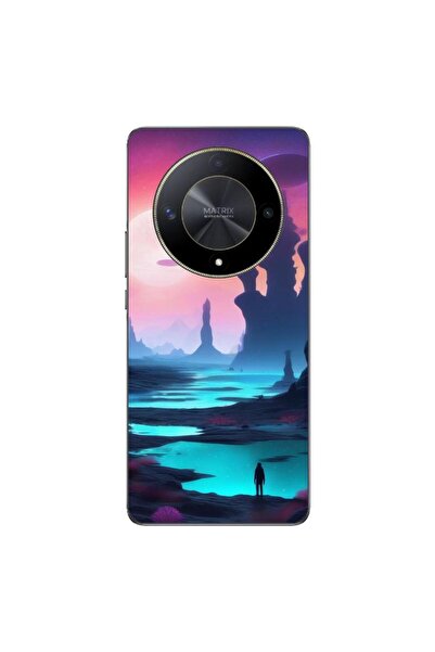 OEM Husa compatibila cu Honor Magic6 Lite Silicon Gel Tpu Model Mystic Planet